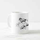 ランタンが緑に変わる コーヒーマグカップ (正面左)