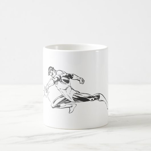 ランタンが緑に変わる コーヒーマグカップ (中央)