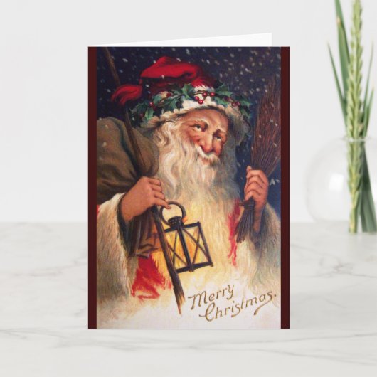 ランタンとの父のクリスマス シーズンカード (正面)
