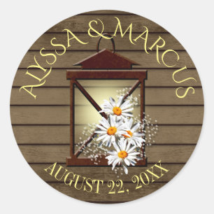 ランタンとバ素朴ンウッド ラウンドシール