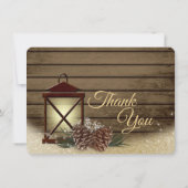 ランタンとパイン素朴サンキュー サンキューカード (裏面)
