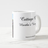 ランタンとピンクジンジャーブレッド – Martha's Vineyard ジャンボコーヒーマグカップ (正面右)