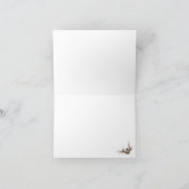 ランタンと松ぼっくり 感謝のメッセージカード サンキューカード (内部)