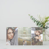 ランタンと赤ん坊の息結婚ありがとう サンキューカード (スタンド正面)