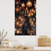 ランタンのホールの写真 – 超背 ポスター (キッチン)