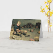 ランタンの作成 カード (黄色い花)