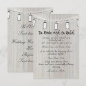 ランタンの招待 招待状 (正面/裏面)