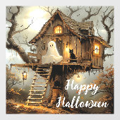 ランタンの木で深夜のゲスト ウィンドウサイン (シート)