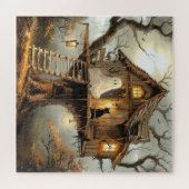 ランタンの木で深夜のゲスト ジグソーパズル (横)