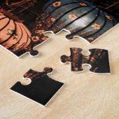 ランタンの照明イメージ複雑なパターンパズル ジグソーパズル (側面)