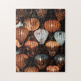 ランタンの照明イメージ複雑なパターンパズル ジグソーパズル