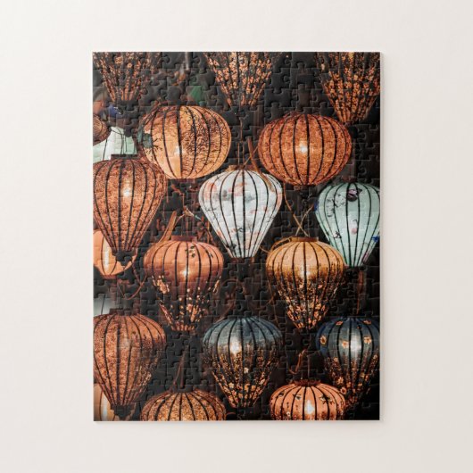 ランタンの照明イメージ複雑なパターンパズル ジグソーパズル (縦)