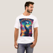 ランタンの領域の天上の鶴 Tシャツ (正面フル)