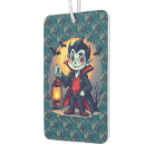 ランタンを持つかわいい吸血鬼 ハロウィン カーエアーフレッシュナー (左)