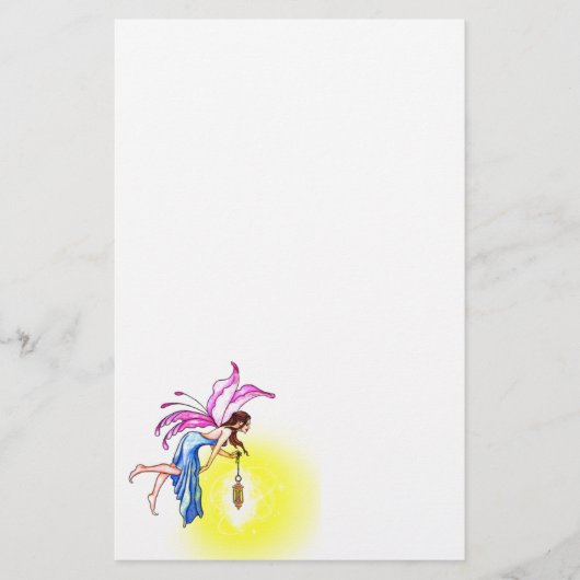 ランタンを持つ妖精 便箋 (正面)