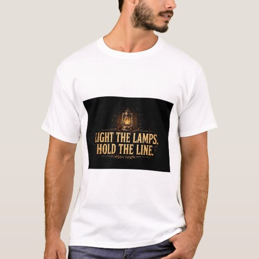 ランタンを灯せ 守り抜け Tシャツ (正面)