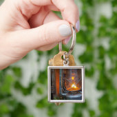 ランタンアットプレーンズキャンプクルーガー国立公園 キーホルダー (手)