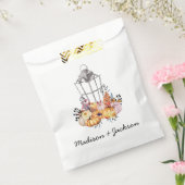 ランタンウォーターカラー秋パーソナライズされた フェイバーバッグ (封をした状態)