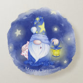 ランタンウォーター格言付きメリークリスマス ラウンドクッション (裏面)