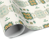 ランタンエレガントとフローラが入ったイードムバラクのカード ラッピングペーパー (ロールコーナー)