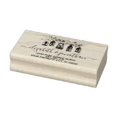 ランタンエレガントフローラ結婚差出人住所 ラバースタンプ (スタンプ)