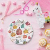 ランタンカラフルア素朴カスタム紙プレート ペーパープレート (パーティー)