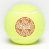 ランタンカラフル中国の テニスボール (裏面)