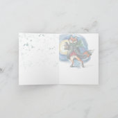 ランタンキツネin the Snow~holiday card シーズンカード (内部)