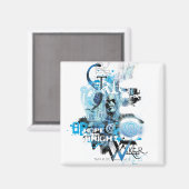 ランタングラフィック(青) 1 マグネット (正面/裏面)