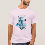 ランタングラフィック（青） 1 Tシャツ (正面)