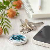 ランタングラフィック(青) 3 キーホルダー (側面)