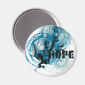 ランタングラフィック（青） 3 マグネット (正面/裏面)