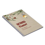 ランタンシンプル付きウェディングプランナー冬 ノートブック (右側)