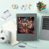 ランタンナイトマーケット シール (iPadカバー)