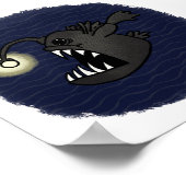 ランタンフィッシュプリント ポスター (角)