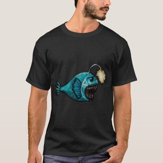 ランタンフィッシュ - 不思議な深海の魚 VR2S Tシャツ (正面)