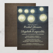 ランタンブライダルシャワー招待状 招待状 (正面/裏面)