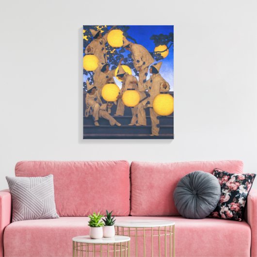 ランタンベアラー |マックスフィールドパリシュ | キャンバスプリント (インサイチュ (リビング))