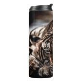 ランタンボア野生の雄の虎ファインアート像 タンブラー (回転左)