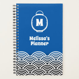 ランタンモノグラム日本の及び波型 プランナー手帳