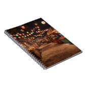 ランタンライトナイトマーケット通りシーン ノートブック (右側)