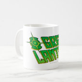 ランタンロゴ – 傾斜 コーヒーマグカップ (正面左)
