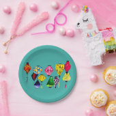 ランタン中国のカラフル ペーパープレート (パーティー)