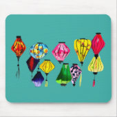 ランタン中国のカラフル マウスパッド (正面)
