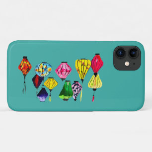 ランタン中国のカラフル iPhone 11 ケース