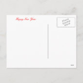 ランタン中国のスカイニューイヤー シーズンポストカード (裏面)