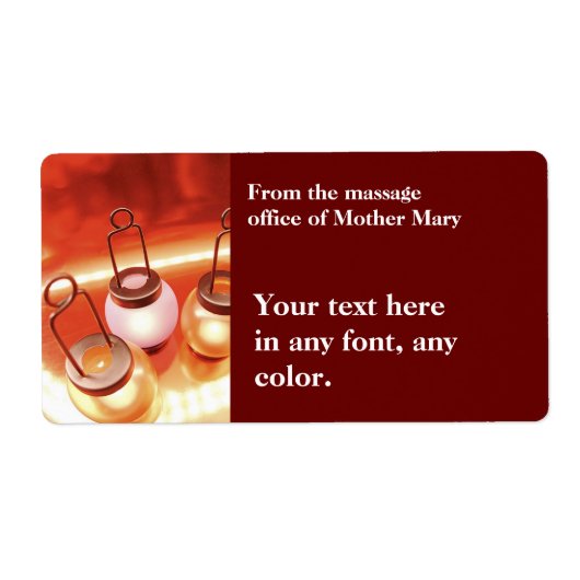 ランタン中国のラベル ラベル (正面)