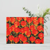 ランタン中国の招待状 招待状 (スタンド正面)