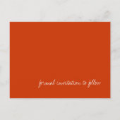 ランタン中国の日付の保存 案内ポストカード (裏面)