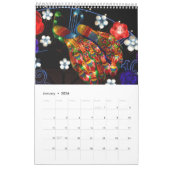 ランタン中国の カレンダー (1月 2026)